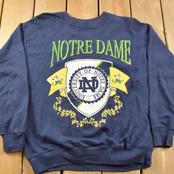 University of Notre Dame Sweatshirt, Notre Dame Fighting Irish Shirt tee - Picture 1 of 2